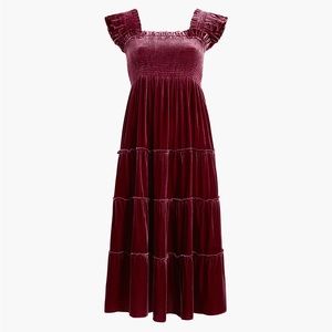 Burgundy Velvet Ellie